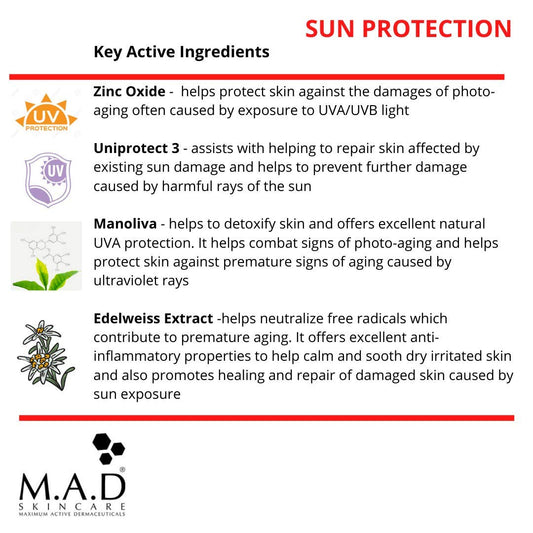 M.A.D Skincare Solar Protection: Photo Guard Spf 30 Anti-Aging Daily Moisturizer - 50G