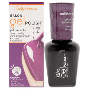 Sally Hansen Salon Gel Nail Polish, Polished Purple, 0.25 Fl Oz (Pack Of 1)