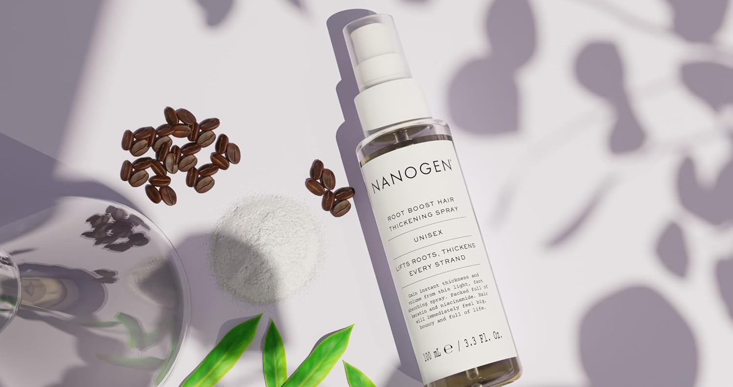 Nanogen Root Boost Hair Thickening Spray 100ml - Light and nourishing to give instant life to your hair : Amazon.co.uk: Beauty