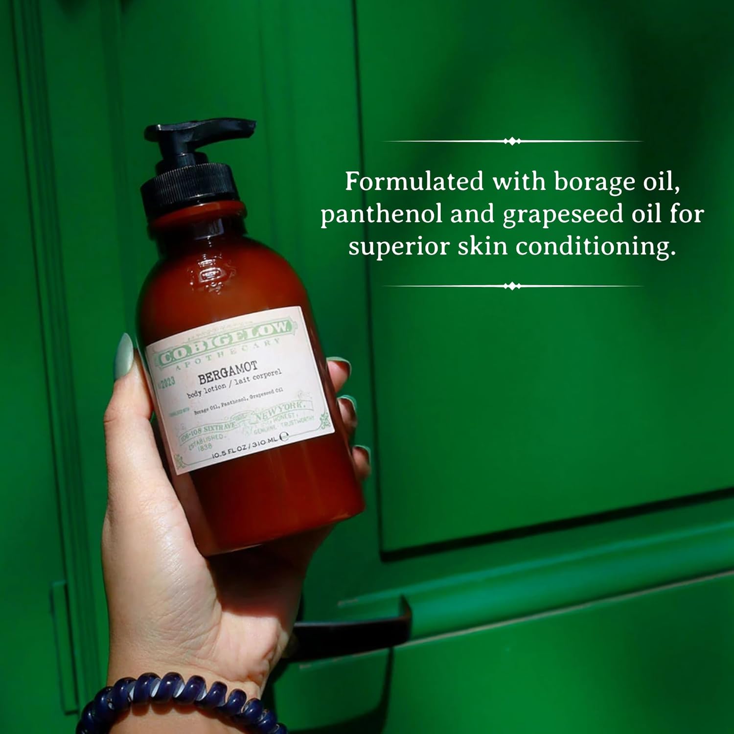 C.O. Bigelow Iconic Collection Bergamot Body Lotion, With Borage Oil, Panthenol, Grapeseed Oil, And Shea Butter, 10.5 Fl Oz : Beauty & Personal Care