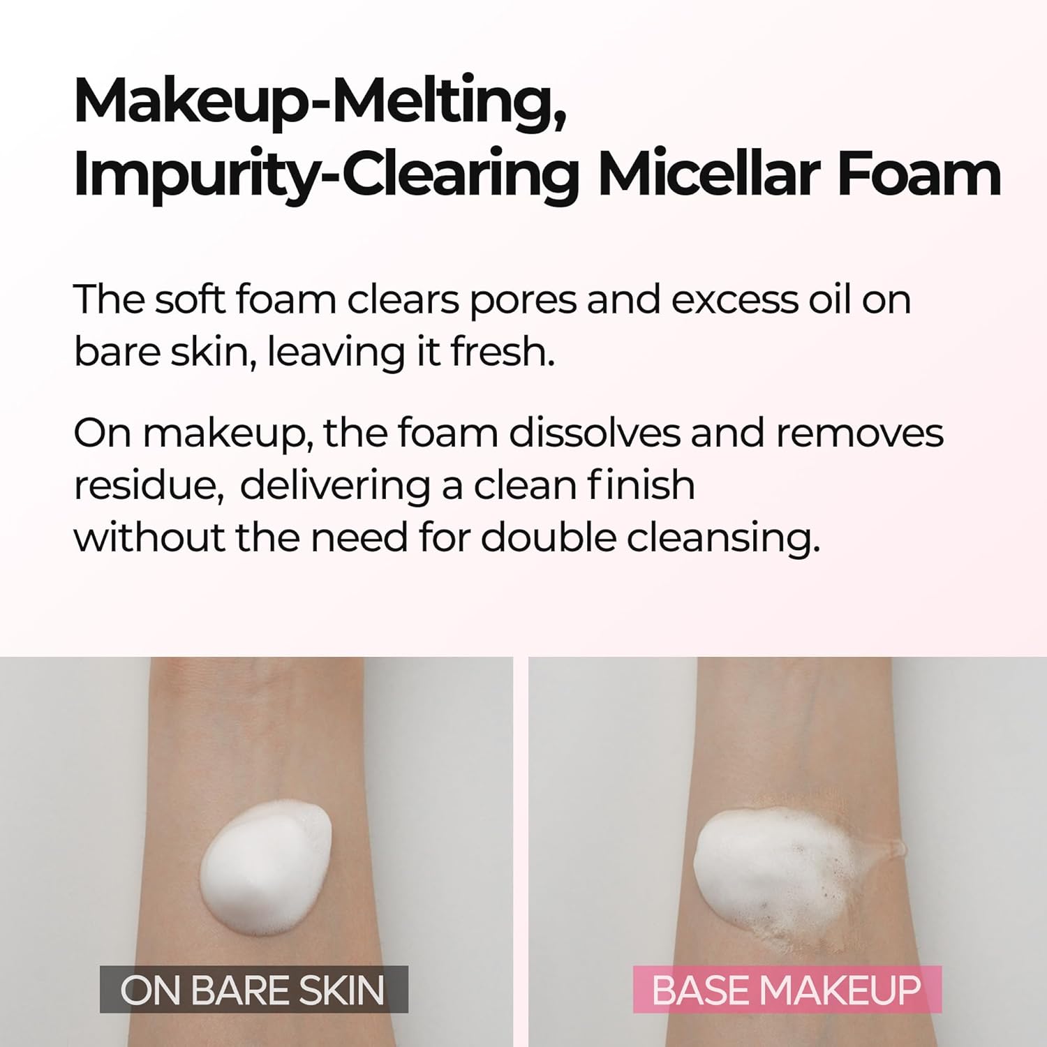 Melting Cleanser - Hypoallergenic Makeup Remover With Quick Bubble, Deep Pore Cleansing For All Skin Type, 150Ml