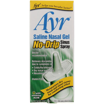 Ayr Saline No Drip Sns Ns Size .75Z Ayr Saline No Drip Sinus Nasal Gel .75Z