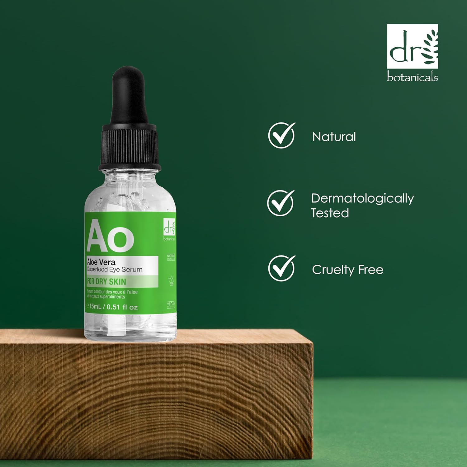 Dr Botanicals Aloe Vera Eye Serum, 15ml | Eye Serum for Dark Circles and Puffiness : Amazon.co.uk: Beauty