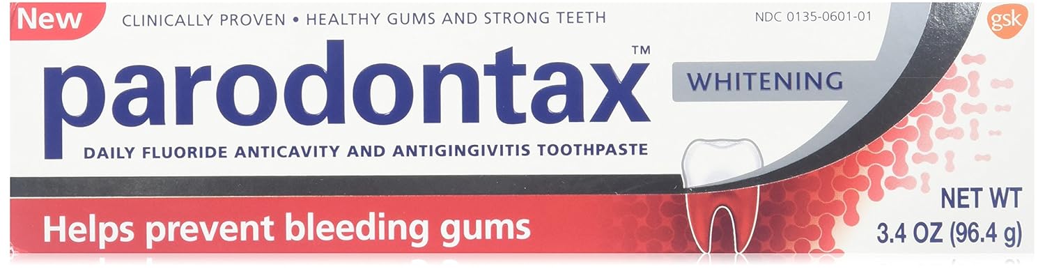 Parodontax Whitening Toothpaste, 3.4 Oz. Per Tube (2 Pack)