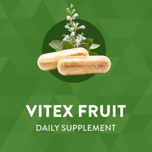 Nature's Way Vitex Fruit, Traditional Support of Monthly Cycle*, Vegan, Non-GMO, 320 Capsules