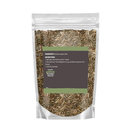 Birch & Meadow 8 Oz Mugwort Leaf Cut And Sifted, Herbal Tea, Easy To Make