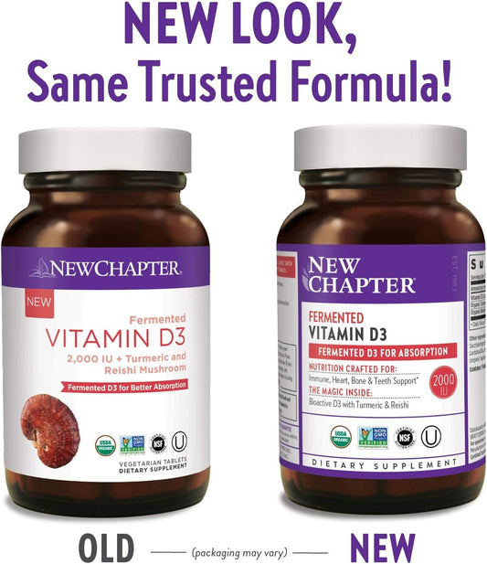 New Chapter Fermented Vitamin d3, 30 Count