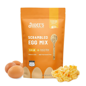 Judee’s Scrambled Egg Mix 1.5 lb - Baking Supplies - Delicious and 100% Gluten-Free - Great for Breakfast and Camping Meals - Quick and Easy for Outdoor Preparations