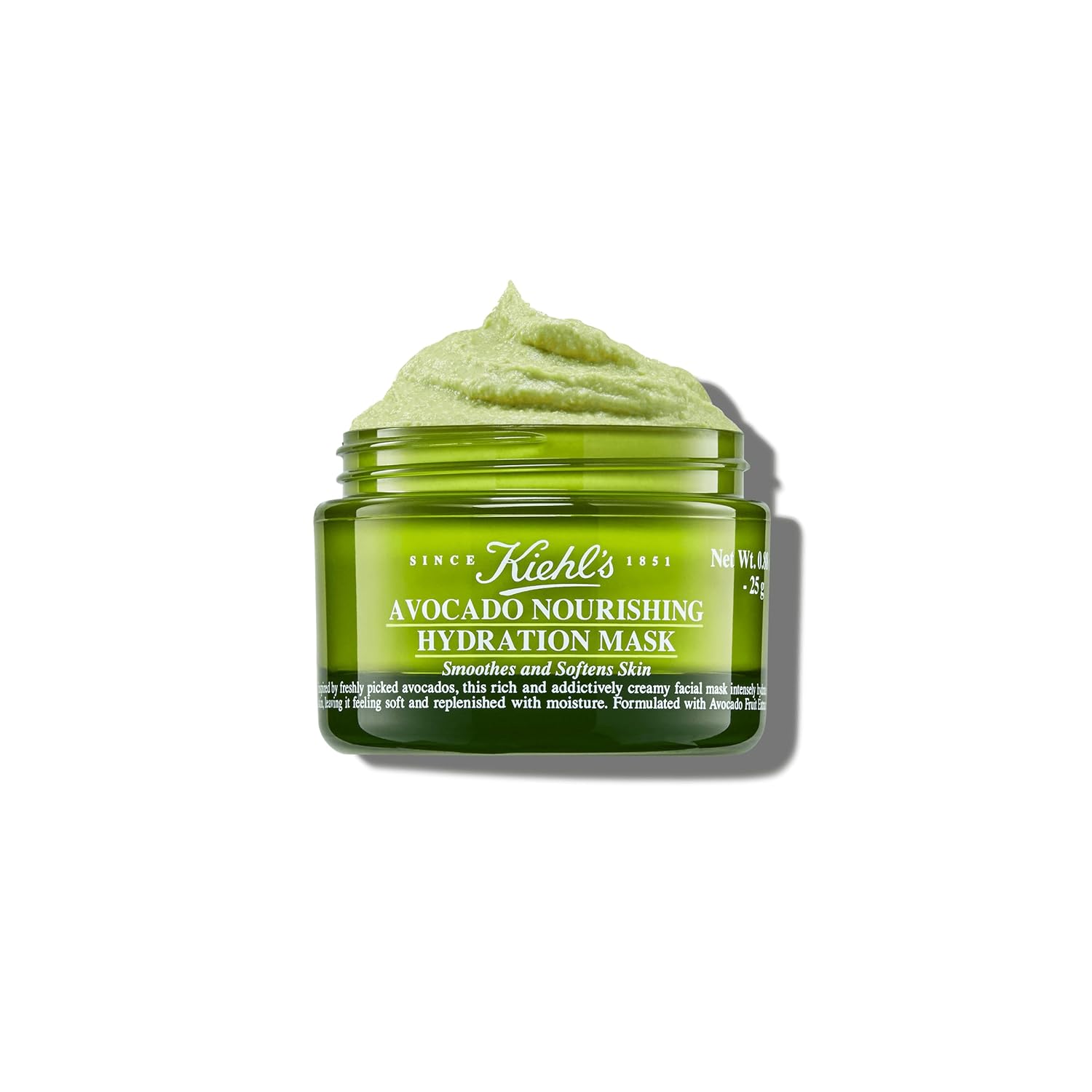 Kiehl'S Avocado Nourishing Hydration Mask, Rich & Creamy Face Mask, Hydrates & Soothes Skin, With Evening Primrose Oil, Maintains Facial Elasticity, Helps Reduce Dryness, Paraben-Free, Fragrance-Free