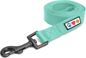 Pawtitas Dog Lead for Small Dogs Comfortable Handle Training Dog Lead 1.8m Long Dog Lead Puppy Lead - Solid Teal Dog Lead for Small Breeds?43396-255221