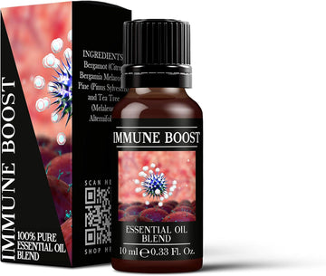 Mystix London | Immune Boost Pure & Natural Essential Oil Blend 10Ml - For Diffusers, Aromatherapy & Massage Blends | Perfect As A Gift | Vegan, Gmo Free