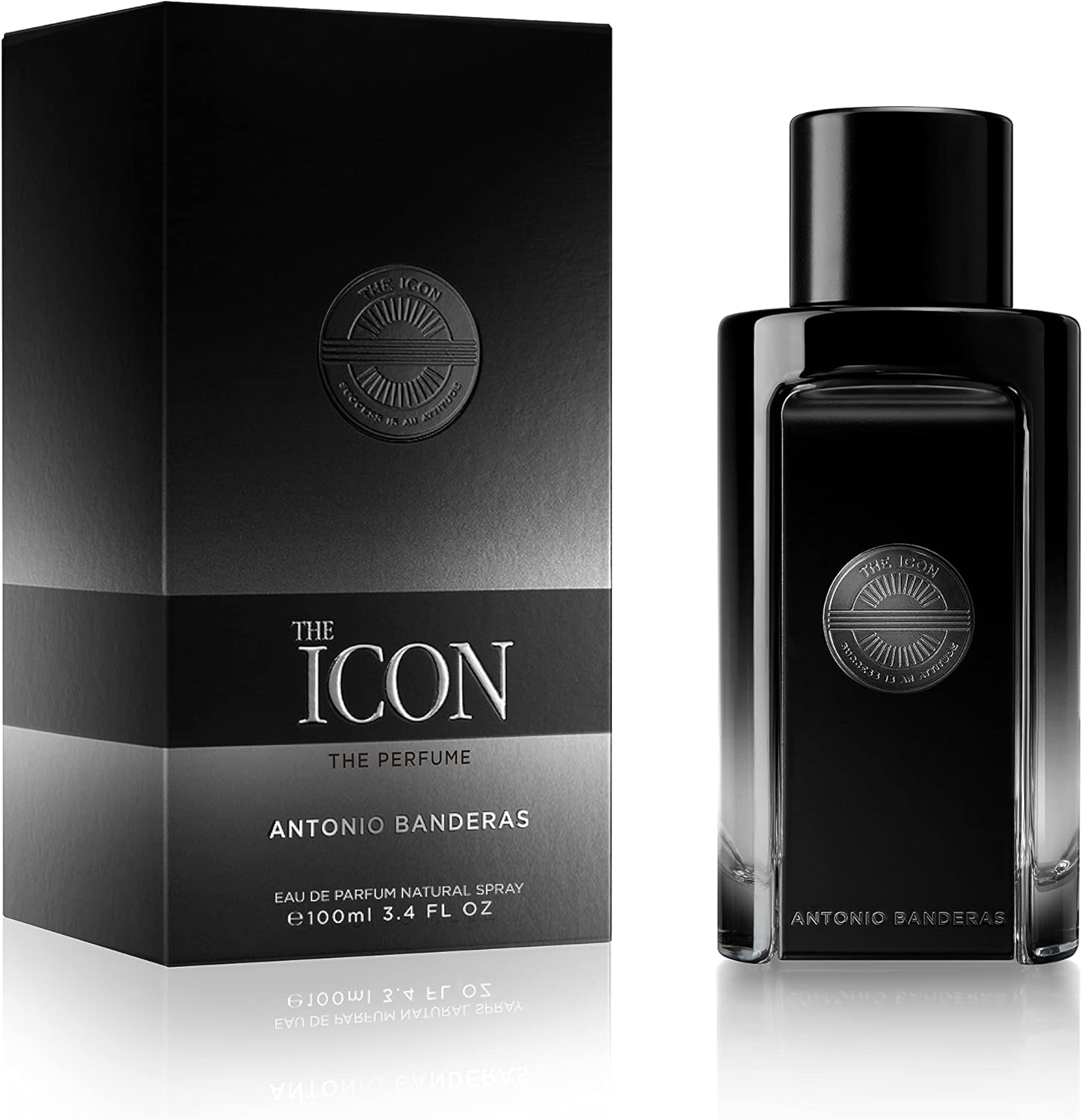 Banderas - The Icon Eau De Perfume For Men - Long Lasting - Virile, Elegant, Trendy And Sexy Scent - Wood, Amber, And Sandalwood Notes - Ideal For Special Events - 100Ml