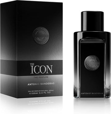 Banderas - The Icon Eau De Perfume For Men - Long Lasting - Virile, Elegant, Trendy And Sexy Scent - Wood, Amber, And Sandalwood Notes - Ideal For Special Events - 100Ml