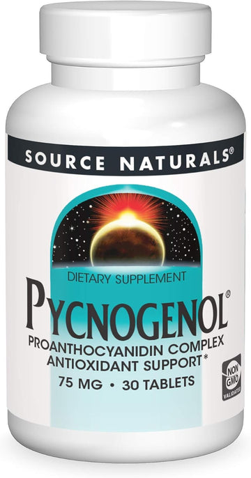 Source Naturals Pycnogenol 75 Mg Proanthocyanidin Complex - 30 Tablets