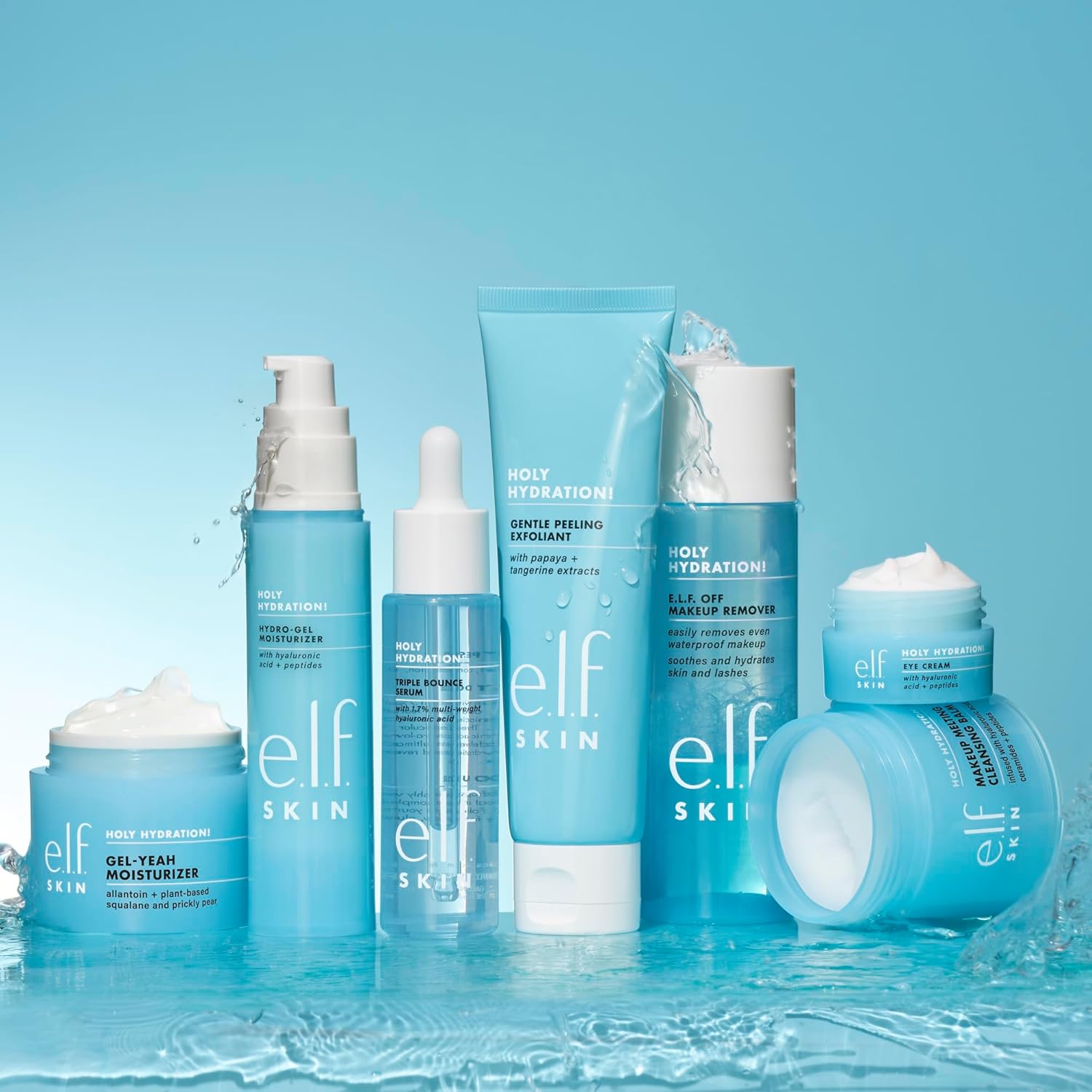 E.L.F. Holy Hydration! Hydro-Gel Moisturizer, Hydrates & Moisturizes Skin For A Plumped Up Complexion, Lightweight & Quick-Absorbing, White, 1.76 Oz : Beauty & Personal Care
