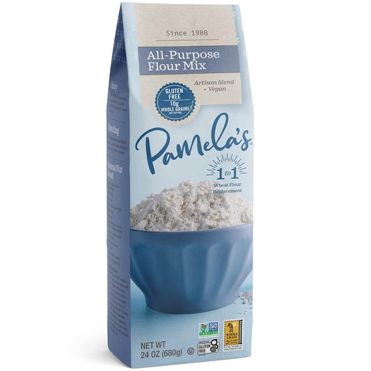 Pamela's Products Gluten Free All Purpose Artisan Flour Blend, 24 Ounce , 6 Count