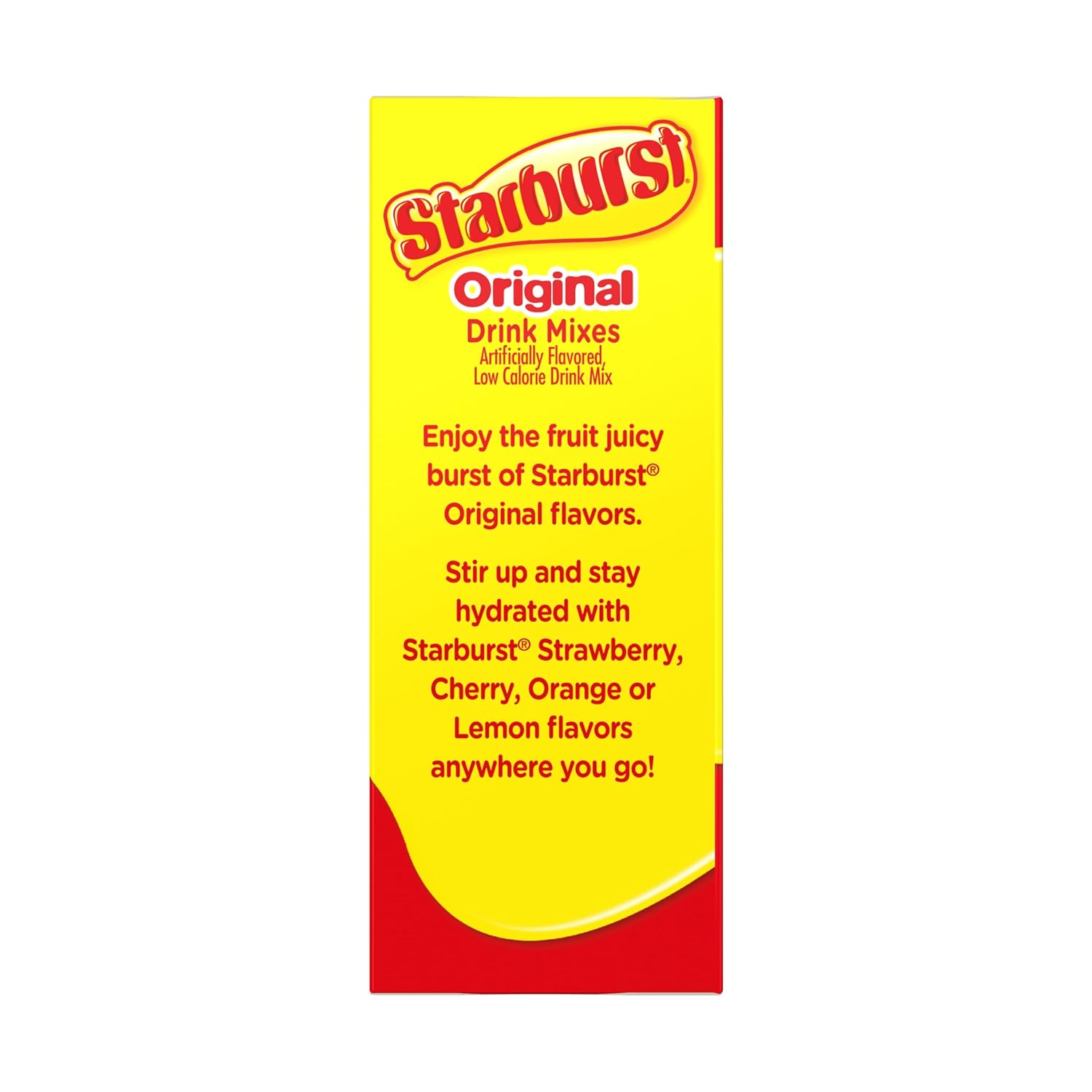 Starburst Singles To Go Variety Pack, Watertok Powdered Drink Mix, Includes 4 Flavors, Strawberry, Cherry, Orange And Lemon 1 Box (30 Servings)