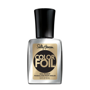 Sally Hansen Color Foil Nail Polish Gold Standard, 0.33 Fl Oz (Pack Of 1)