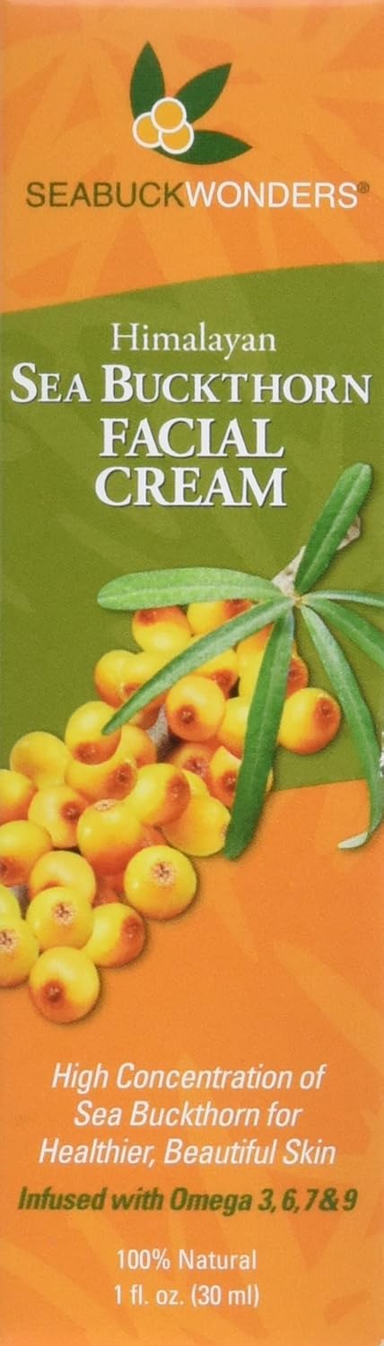 Organic Sea Buckthorn Facial Cream, 1 Ounce