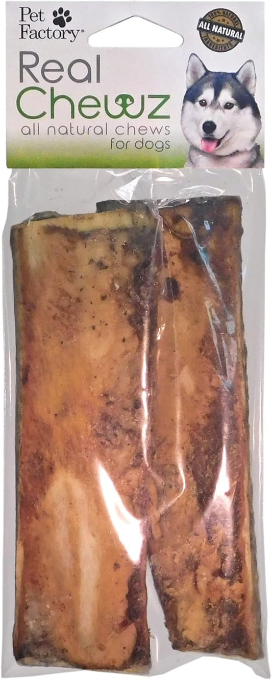 Pet Factory Real Chewz 7" Rib Bones Dog Chew Treats, 100% All-Natural - 2 Count/1 Pack : Pet Supplies