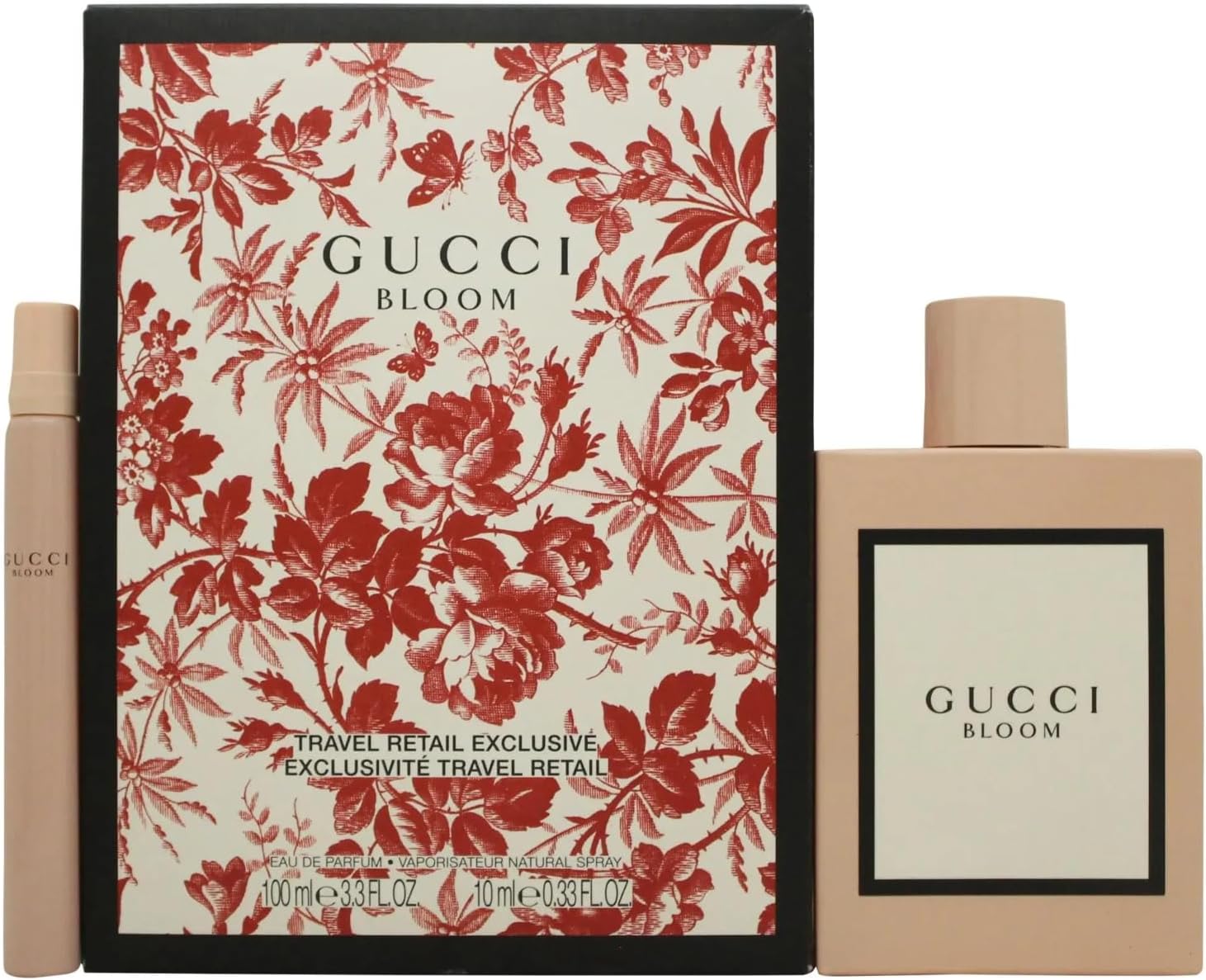 Gucci Bloom 2 Piece Gift Set: Eau De Parfum 100Ml - Eau De Parfum 10Ml