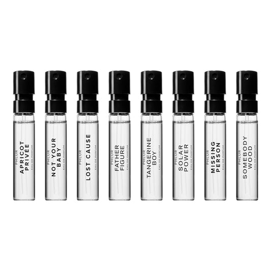 Phlur Fragrance Discovery Set (2025) - 8Pc Perfume Sample Set Ft. New Releases Vanilla Skin, Rose Whip & Golden Rule - 2Ml Mini Perfume Fine Fragrance Samples (8 X 2Ml)