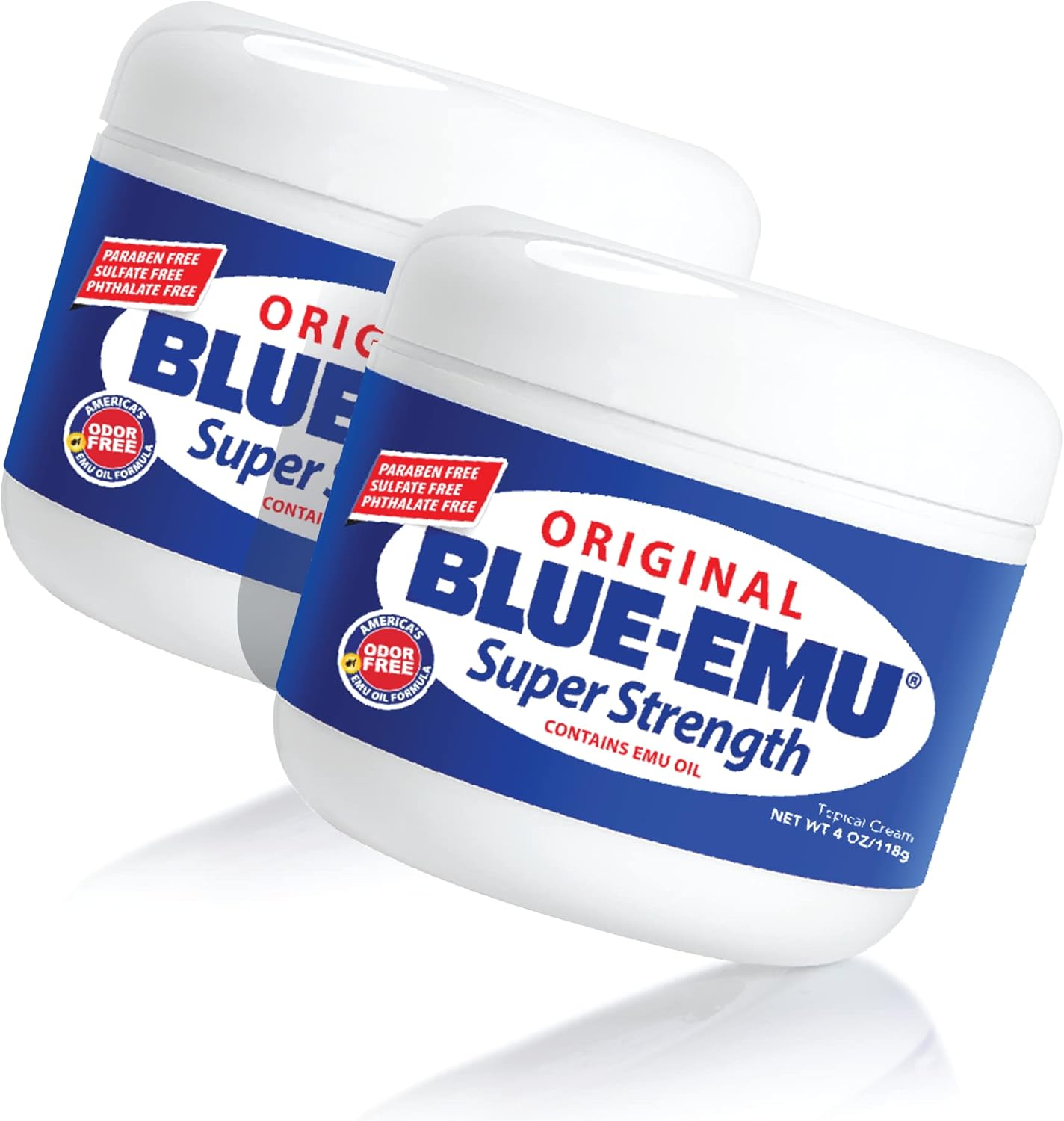Blue-Emu Original Super Strength Cream, Soothing Muscle & Joint Support, 4 Oz