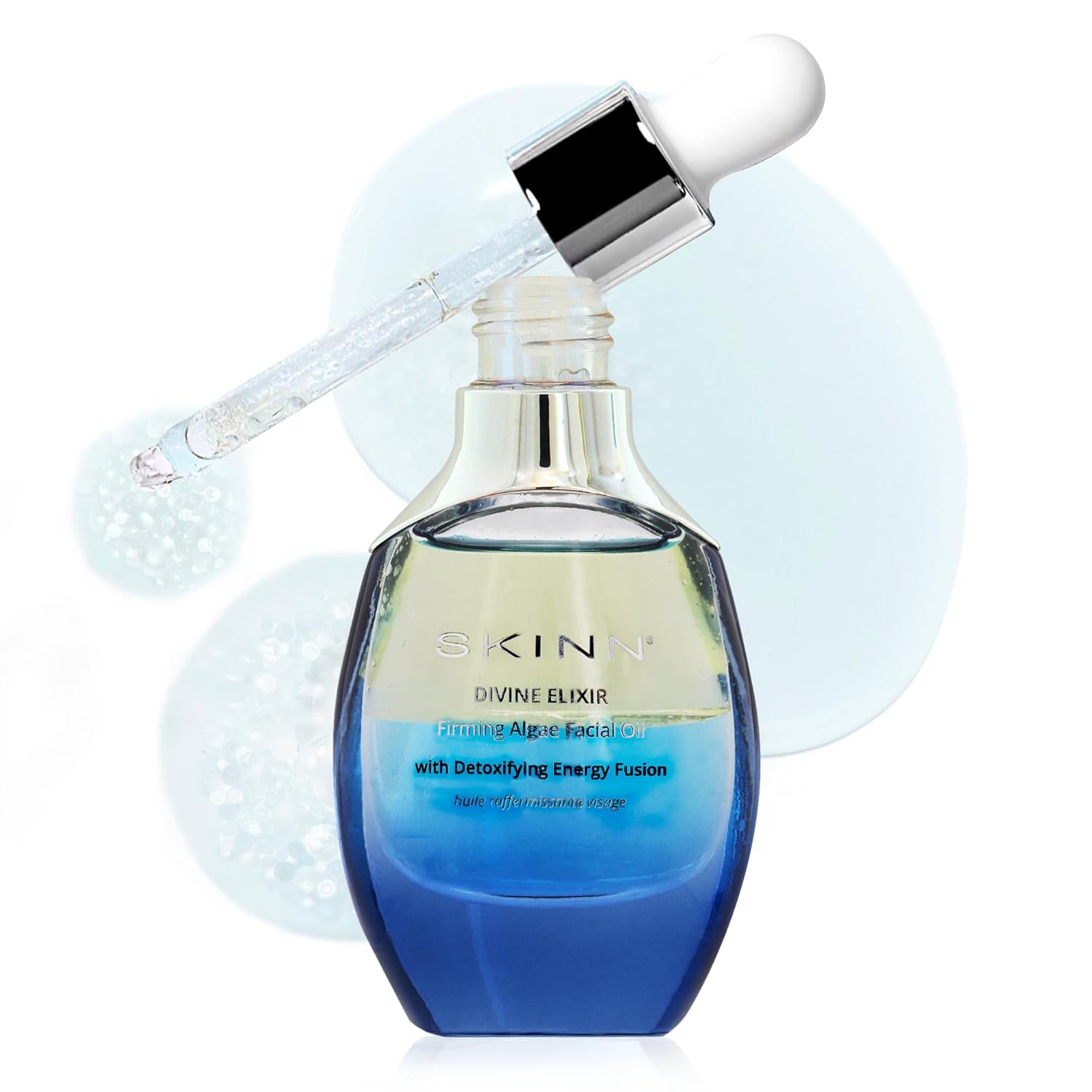 Skinn Firming Algae Oil, Anti Aging Facial Oil For Fine Lines And Wrinkles, 1Oz - Lightweight Moisturizer For A Smooth, Glowing, & Healthy-Looking Skin - Hydrating Face Serum For Dry Skin Texture