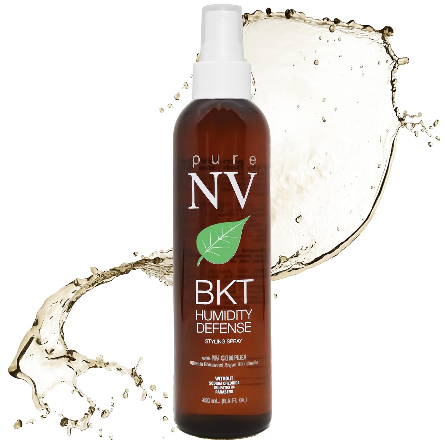 Humidity Defense Custom Hold Hairspray Resists Humidity & Repels Moisture, Keratin, Collagen & Argan Oil Infused To Repair, Restore & Strengthen 8.5 Oz