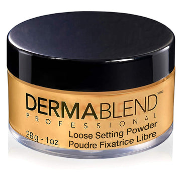 Dermablend Loose Setting Powder, Face Powder Makeup & Finishing Powder For Light, Medium & Tan Skin Tones