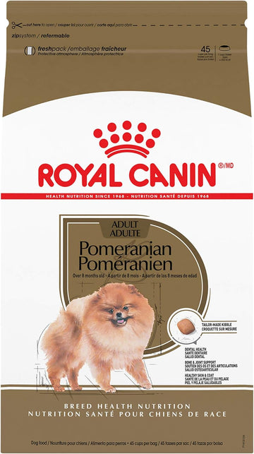 Royal Canin Breed Health Nutrition Pomeranian Dry Dog Food?, 2.5 lb Bag