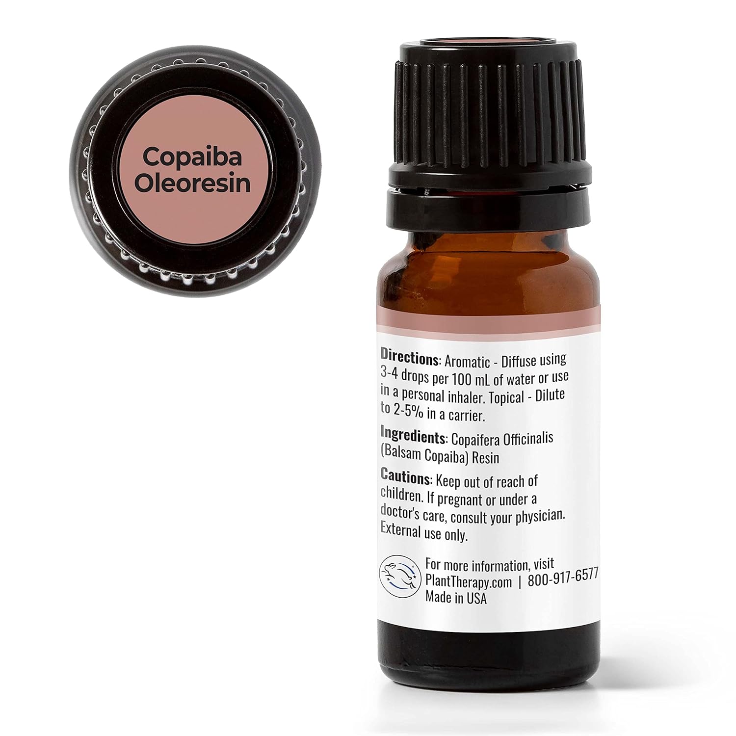 Plant Therapy Copaiba Oleoresin 10 mL (1/3 oz) 100% Pure, Undiluted, Therapeutic Grade : Health & Household