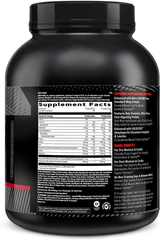 Gnc Amp Wheybolic - Peppermint Mocha - 3.1 Lb