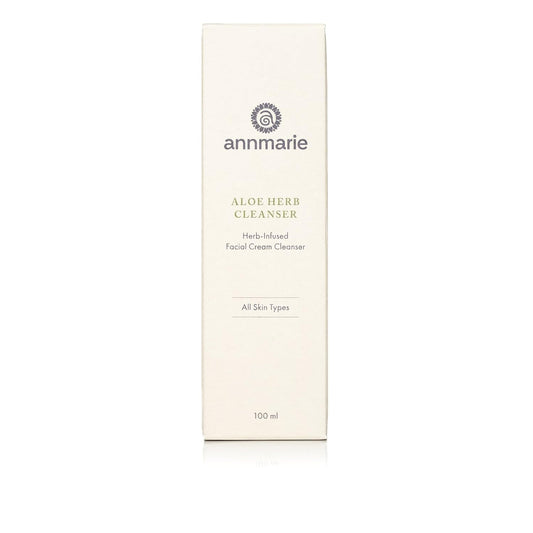 Annmarie Skin Care Aloe Herb Facial Cleanser - Gentle, Ph-Balanced Cleanser With Aloe Vera, Coconut Oil & Calendula, Suitable For All Skin Types (100Ml, 3.4 Fl Oz)