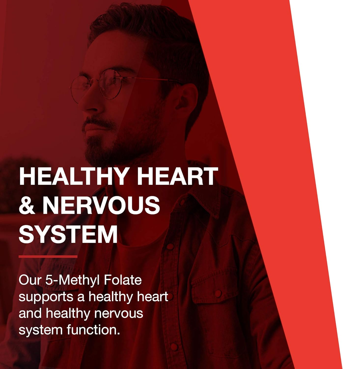 Protocol 5-Methylfolate 1,000mcg - Superior Methyl Folate Bioavailability - for Brain Support* - Folate Supplement for Women & Men - Kosher & Vegan - 90 Tabs : Health & Household