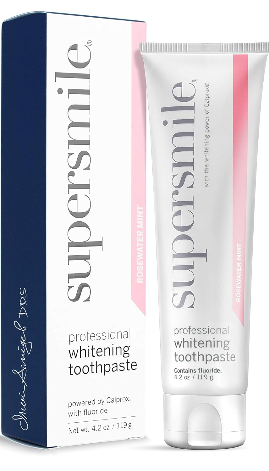 Supersmile Professional Whitening Toothpaste with Fluoride - Powerful Whitening without Sensitivity