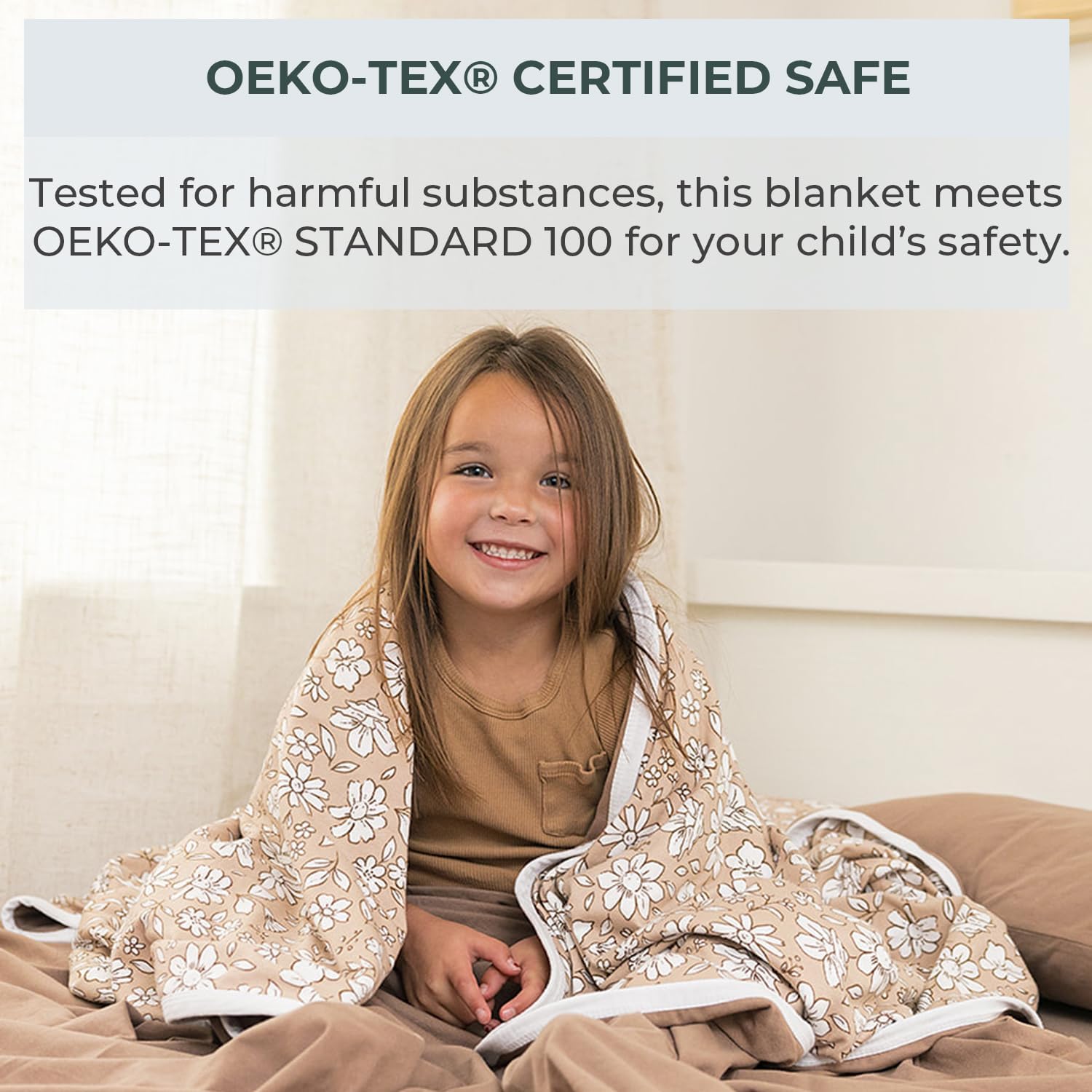 Pobi Baby Premium Baby Blanket, Soft Stretchy Quilt For Babies, Toddlers, Kids (Meadow)