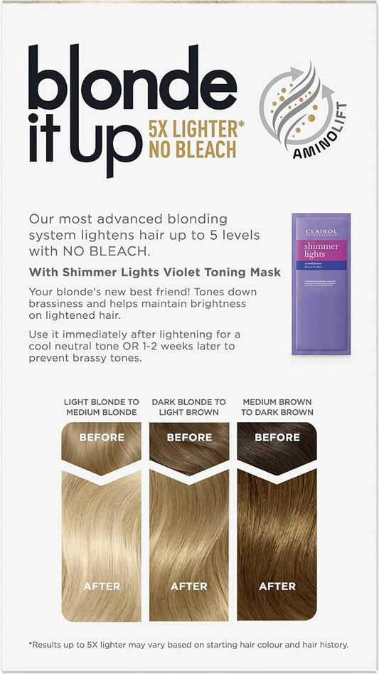 Clairol Blonde It Up Permanent Hair Dye, Platinum Bronde, 270G