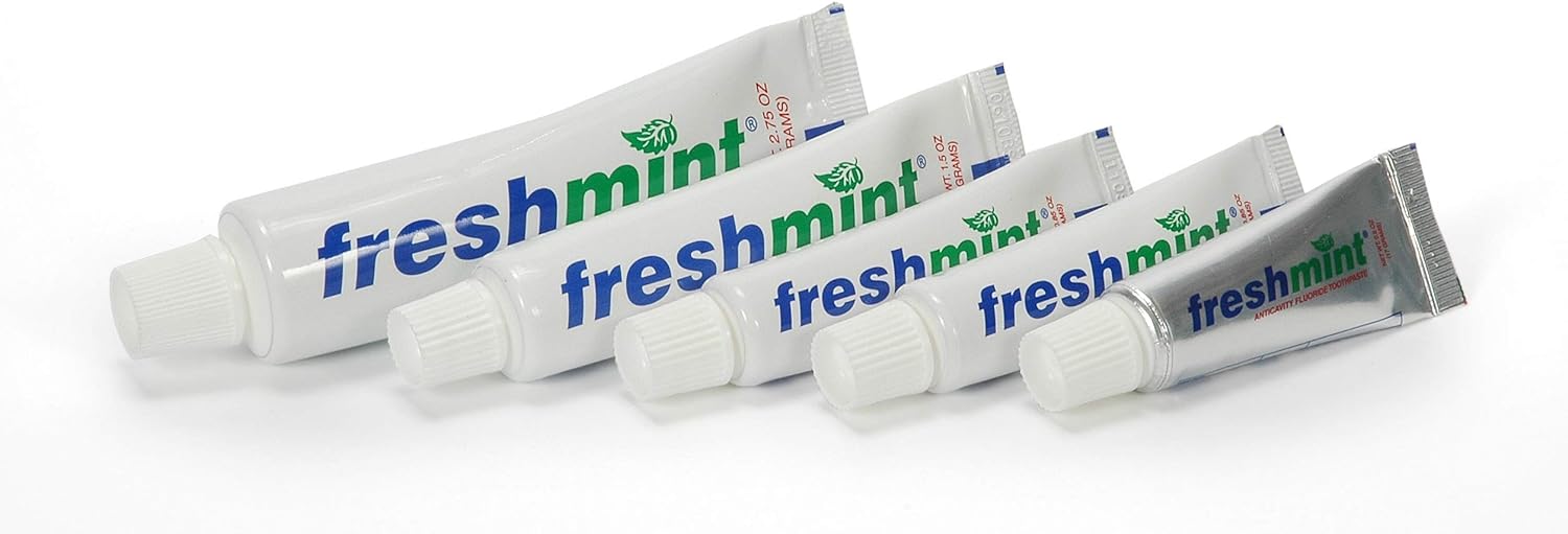 144 Tubes of Freshmint® 2.75 oz. Anticavity Fluoride Toothpaste, Tubes do not Have Individual Boxes for Extra Savings : Health & Household