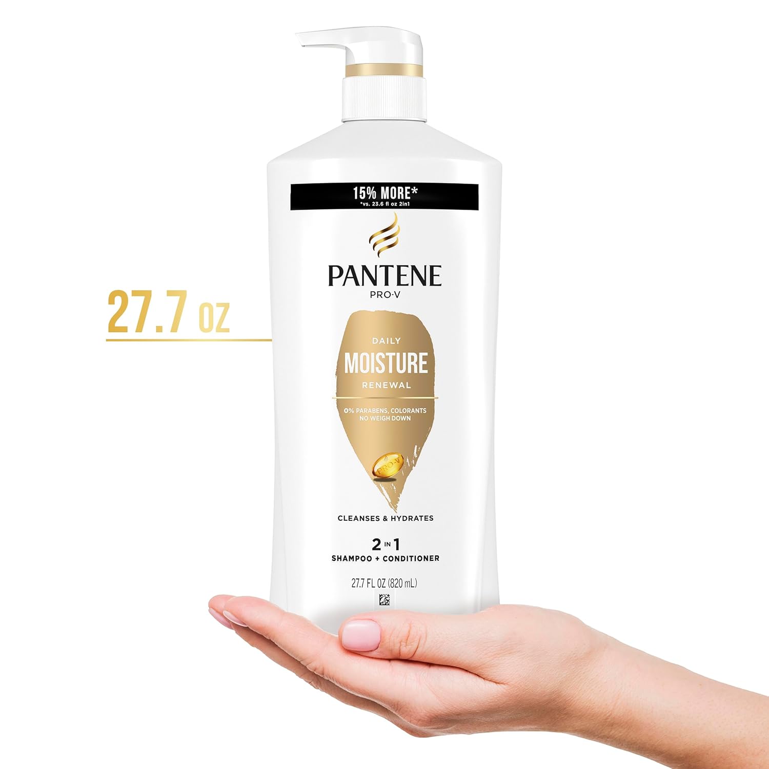 Pantene Pro-V Nutrients Shampoo and Conditioner Set for Dry, Color-Treated Hair Provides Long-Lasting Nourishment, Hydration, and Softness, Antioxidant-Rich, 2 Count : Beauty & Personal Care