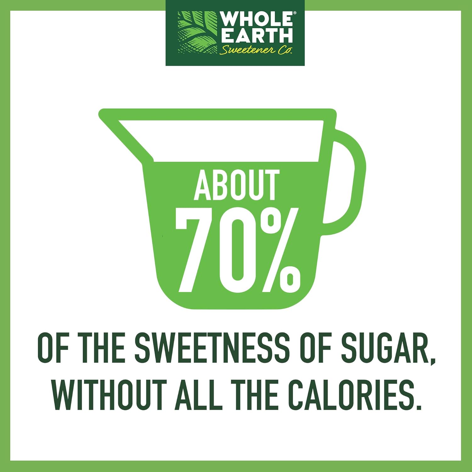 WHOLE EARTH 100% Erythritol Zero Calorie Plant-Based Sugar Alternative, 4 Pound Pouch (Packaging May Vary ) : Grocery & Gourmet Food