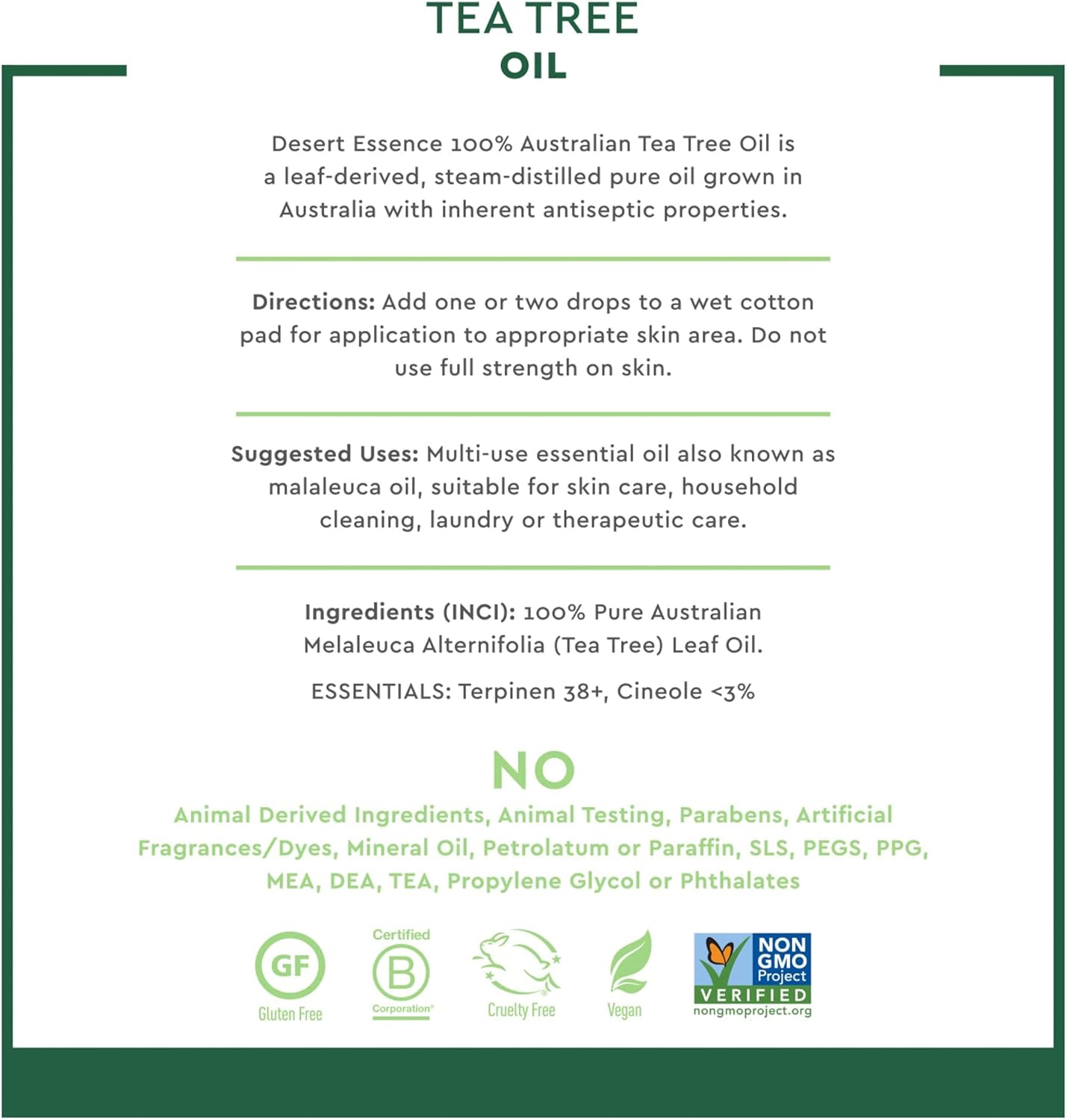 Tea Tree Oil Desert Essence 0.5 Oz Liquid