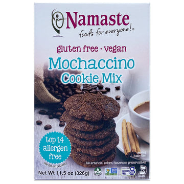 Namaste Foods Gluten Free Mochaccino Cookie Mix, 11.5 oz, Pack of 6