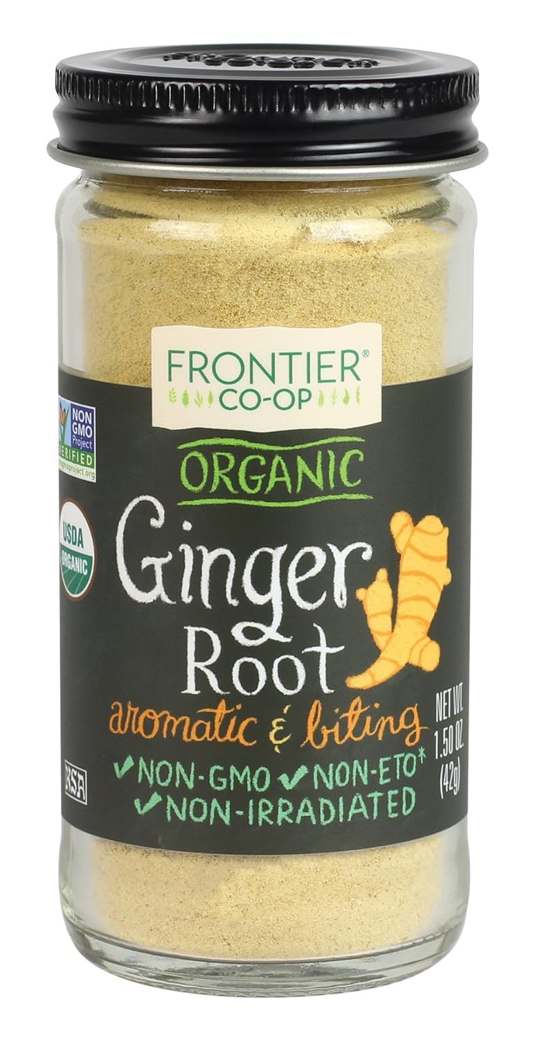 Frontier Natural Products Ginger Root, Og, Ground, 1.50-Ounce