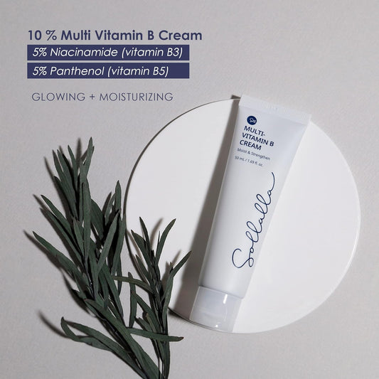 Skin Revitalizing Vitamin B Cream - Niacinamide, Panthenol, And Ceramide Infused, Fast-Absorbing, Non-Greasy, And Skin Barrier Improving - 1.69 Fl.Oz