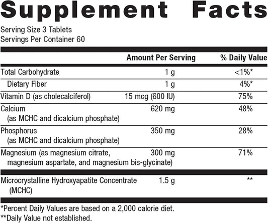 Metagenics Bone Builder With Magnesium - Bone Support Supplement* - Comprehensive Mineral Support* - With Calcium, Vitamin D & Magnesium - Non-Gmo - Gluten-Free - 180 Tablets