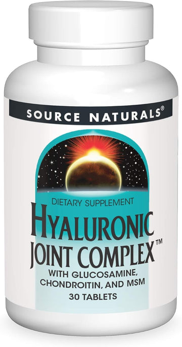 Source Naturals Hyaluronic Joint Complex With Glucosamine, Chondroitin & Msm - 30 Tablets