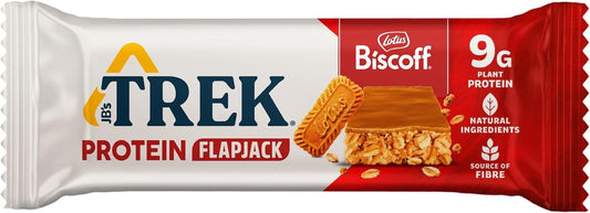 Jb'S Trek High Protein Flapjack Peanut Butter - Gluten Free - Plant Based - Vegan Snack - 50G X 16 Bars