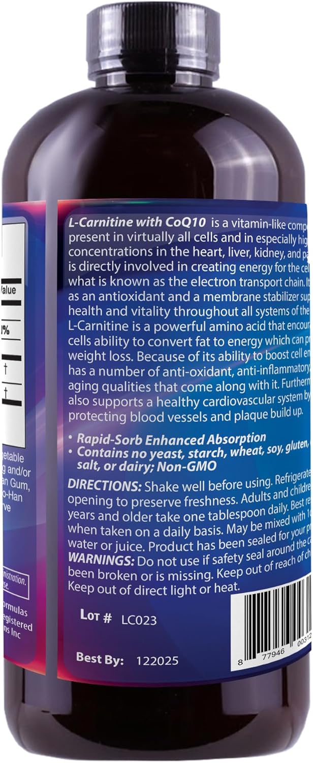 Drs Advantage L-Carnitnie Nutritional Supplement 16 Oz : Health & Household