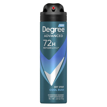 Degree Men Antiperspirant Deodorant Dry Spray Cool Rush Deodorant For Men With Motionsense Technology 3.8 Oz